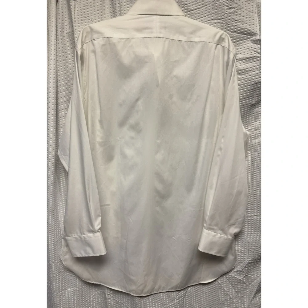 Polo Ralph Lauren Mens Classic Fit 16 1/2 32/33 Core Replen ll White Long Sleeve